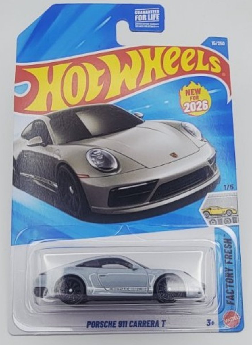 2026 Hot Wheels Porsche 911 Carrera T (First Edition)