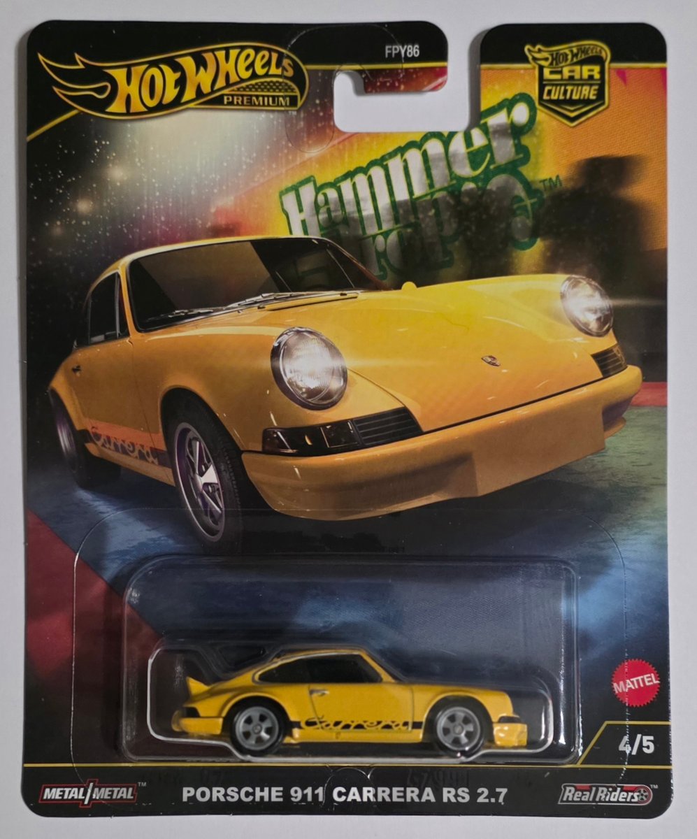 2025 Hot Wheels Porsche 911 Carrera RS 2.7