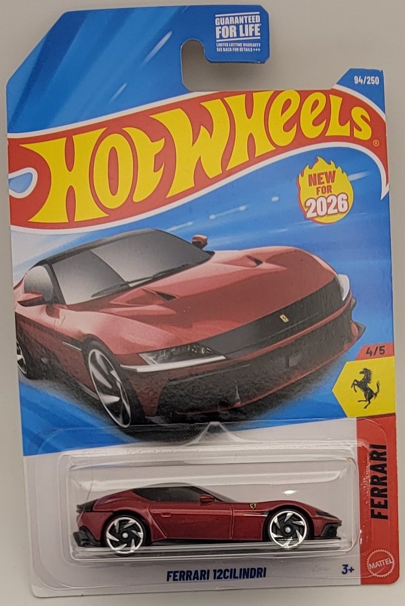 2026 Hot Wheels Ferrari 12Cilindri (First Edition)