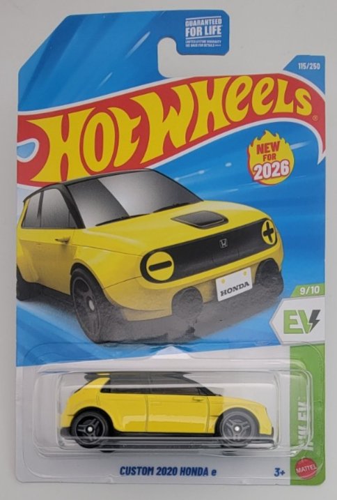 2026 Hot Wheels Custom 2020 Honda E (First Edition)