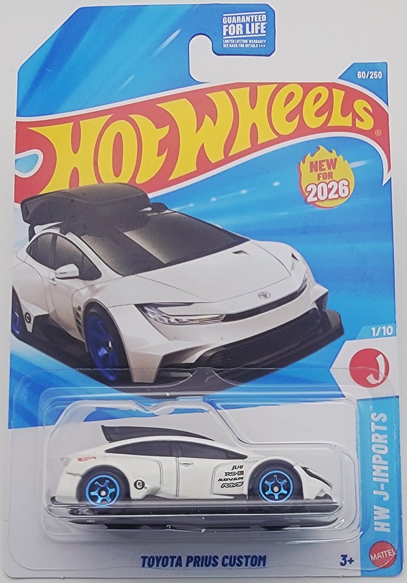 2026 Hot Wheels Toyota Prius Custom (First Edition)
