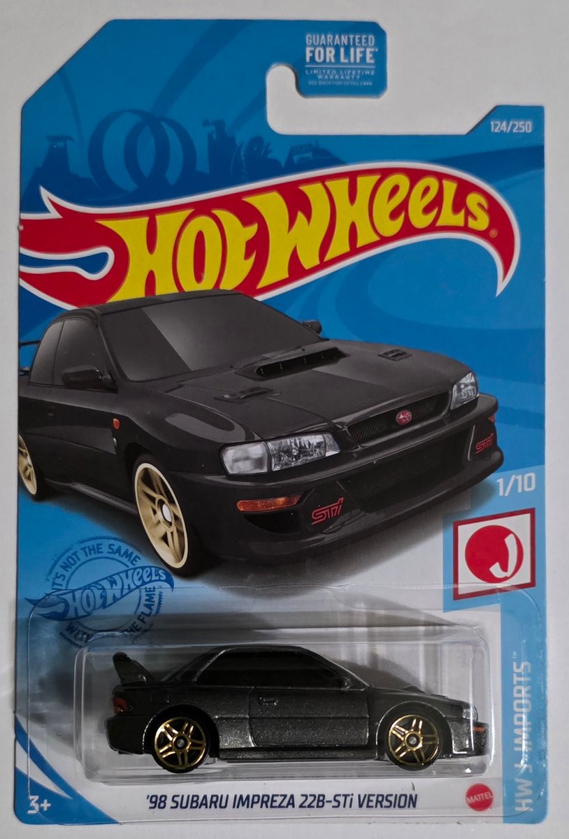 2021 Hot Wheels '98 Subaru Impreza 22b-STI Version