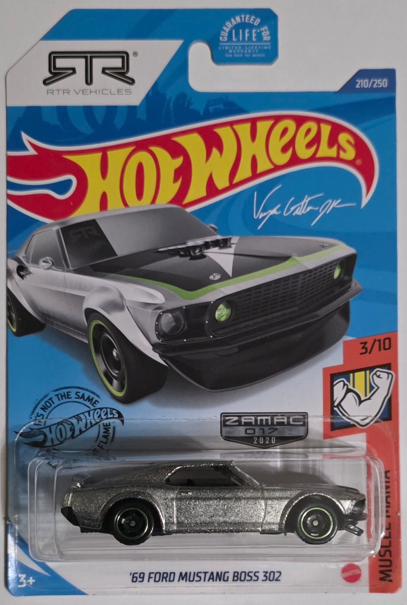 2020 Hot Wheels '69 Ford Mustang Boss 302 (Zamac)