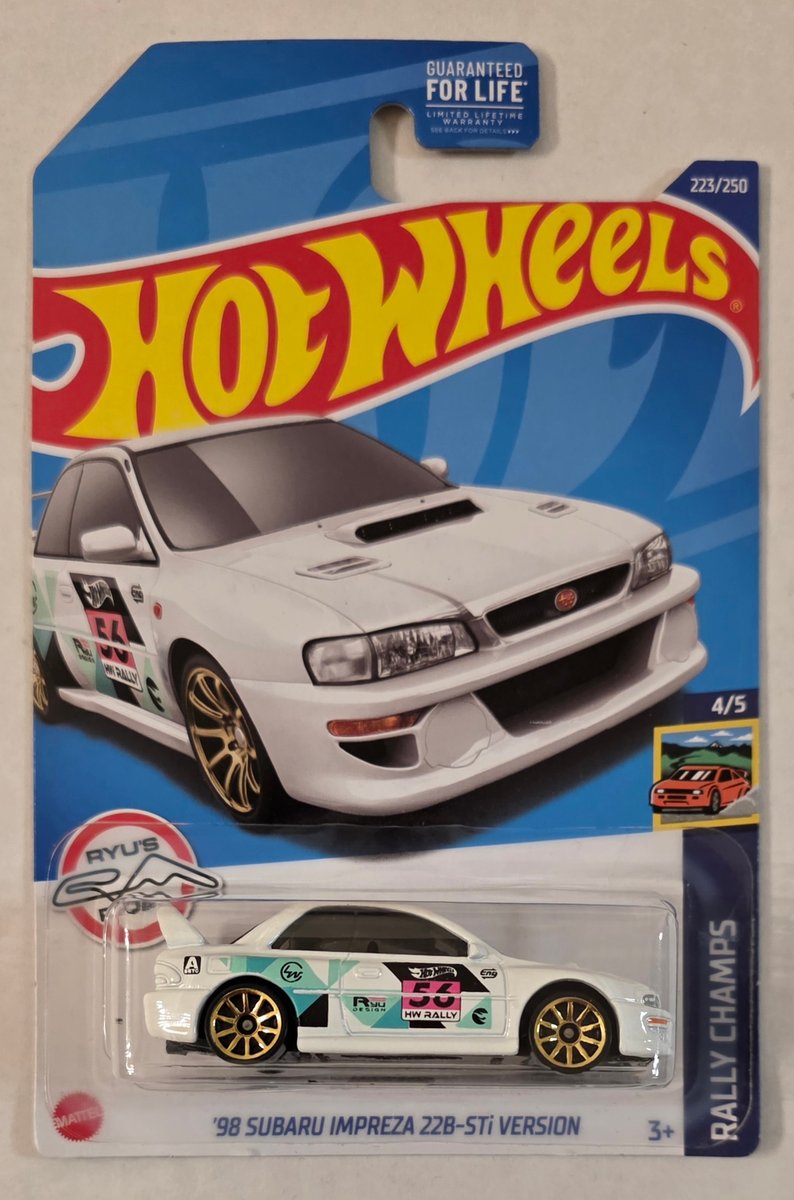 2022 Hot Wheels '98 Subaru Impreza 22b-STI Version (Treasure Hunt)