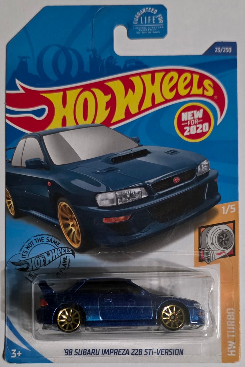 2020 Hot Wheels '98 Subaru Impreza 22B STI-Version (First Edition)