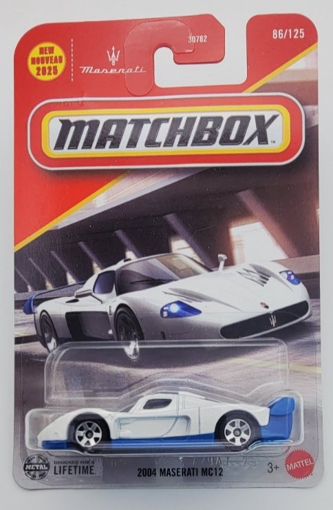 2025 Matchbox 2004 Maserati MC-12 (First Edition)