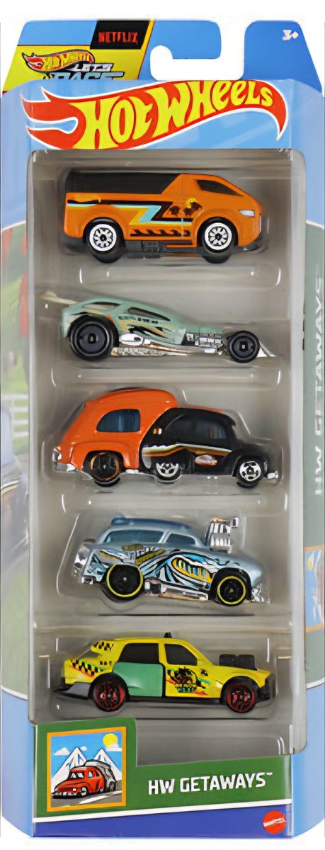 2024 Hot Wheels HW Getaways (5-pack)