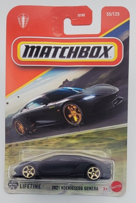 2025 Matchbox 2021 Koenigsegg Gemera