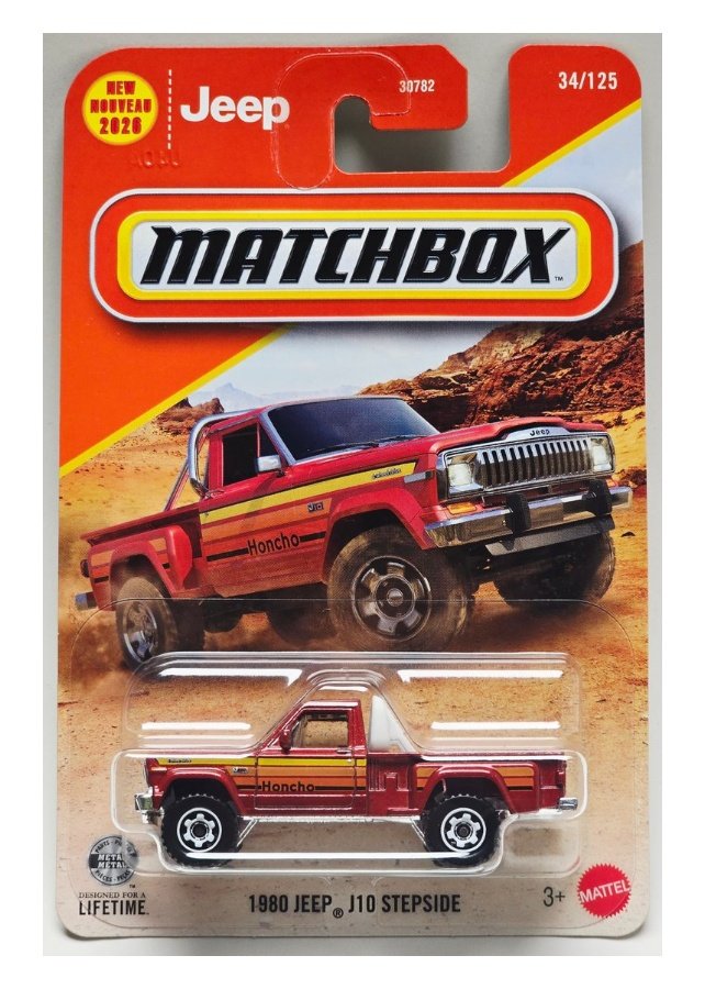 2026 Matchbox 1980 Jeep J10 Stepside