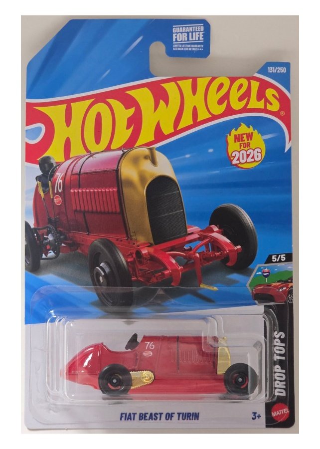 2026 Hot Wheels Fiat Beast of Turin (First Edition)