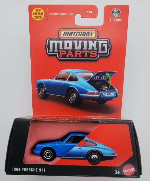 2026 Matchbox 1964 Porsche 911 (First Edition)
