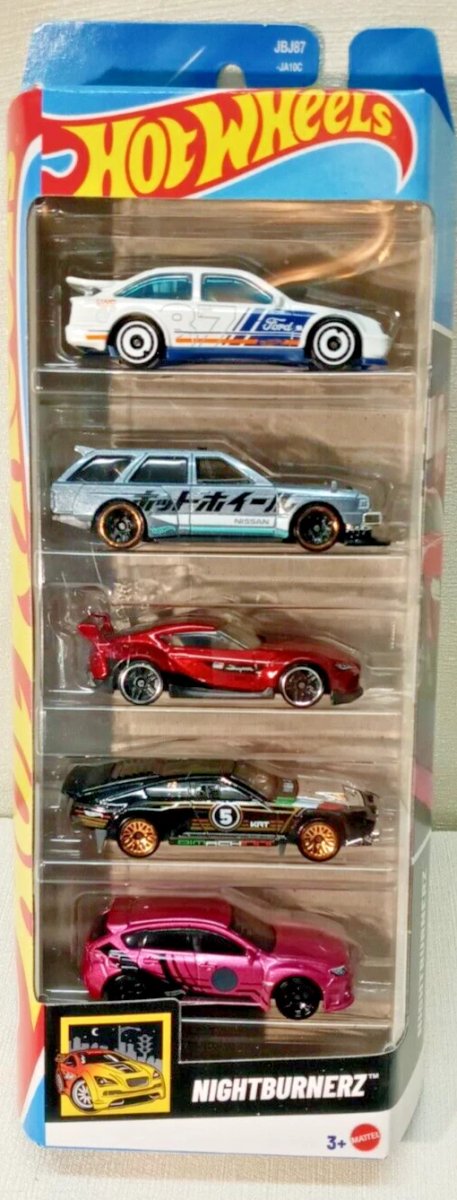 2025 Hot Wheels Nightburnerz (5-pack)