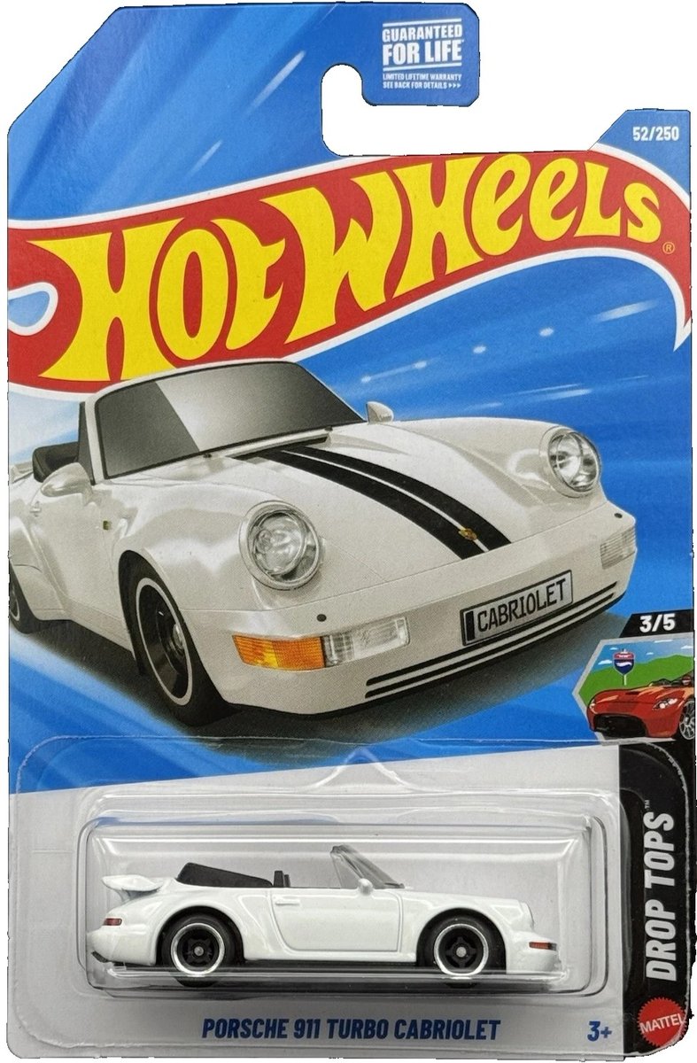 2026 Hot Wheels Porsche 911 Turbo Cabriolet