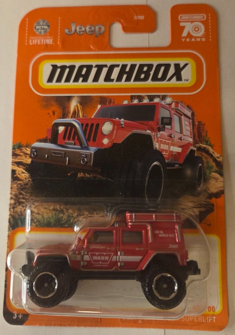 2023 Matchbox Jeep Wrangler Superlift