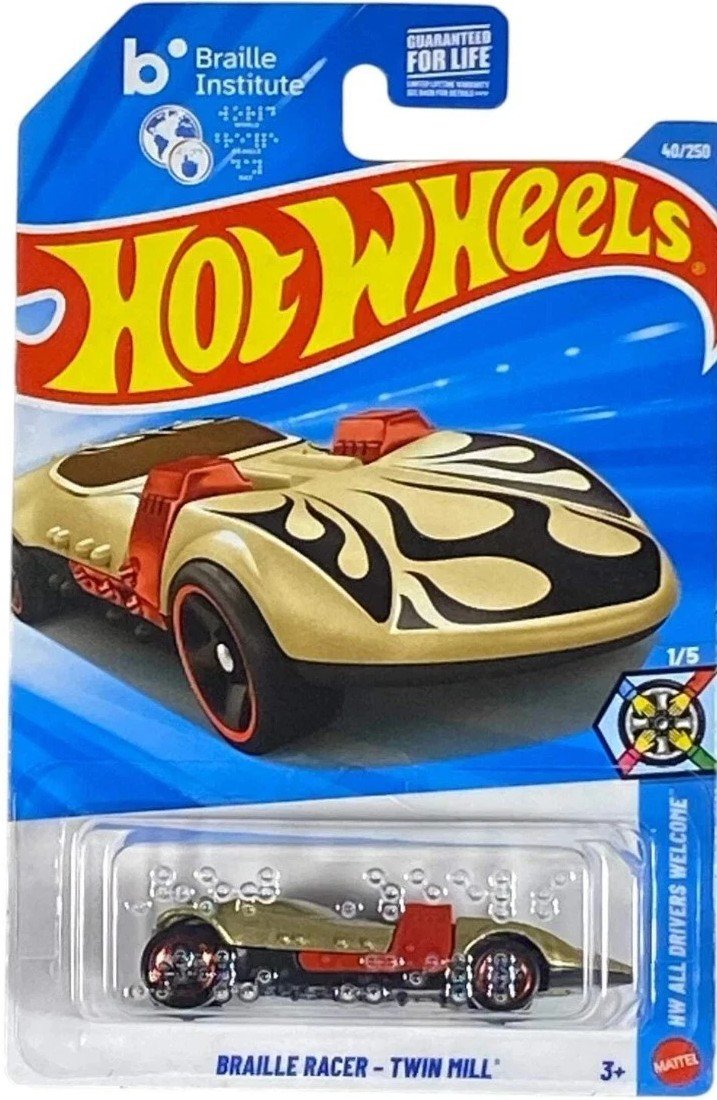 2026 Hot Wheels HW Braille Racer - Twin Mill