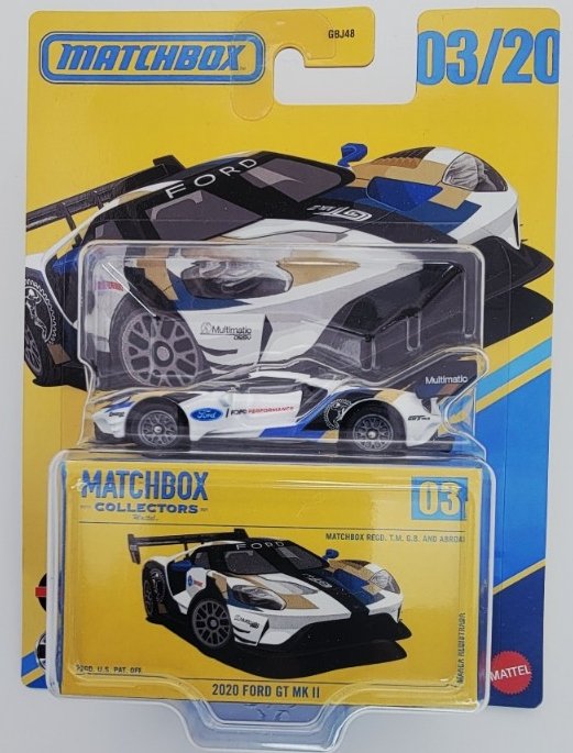 2026 Matchbox 2020 Ford GT MK II (First Edition)