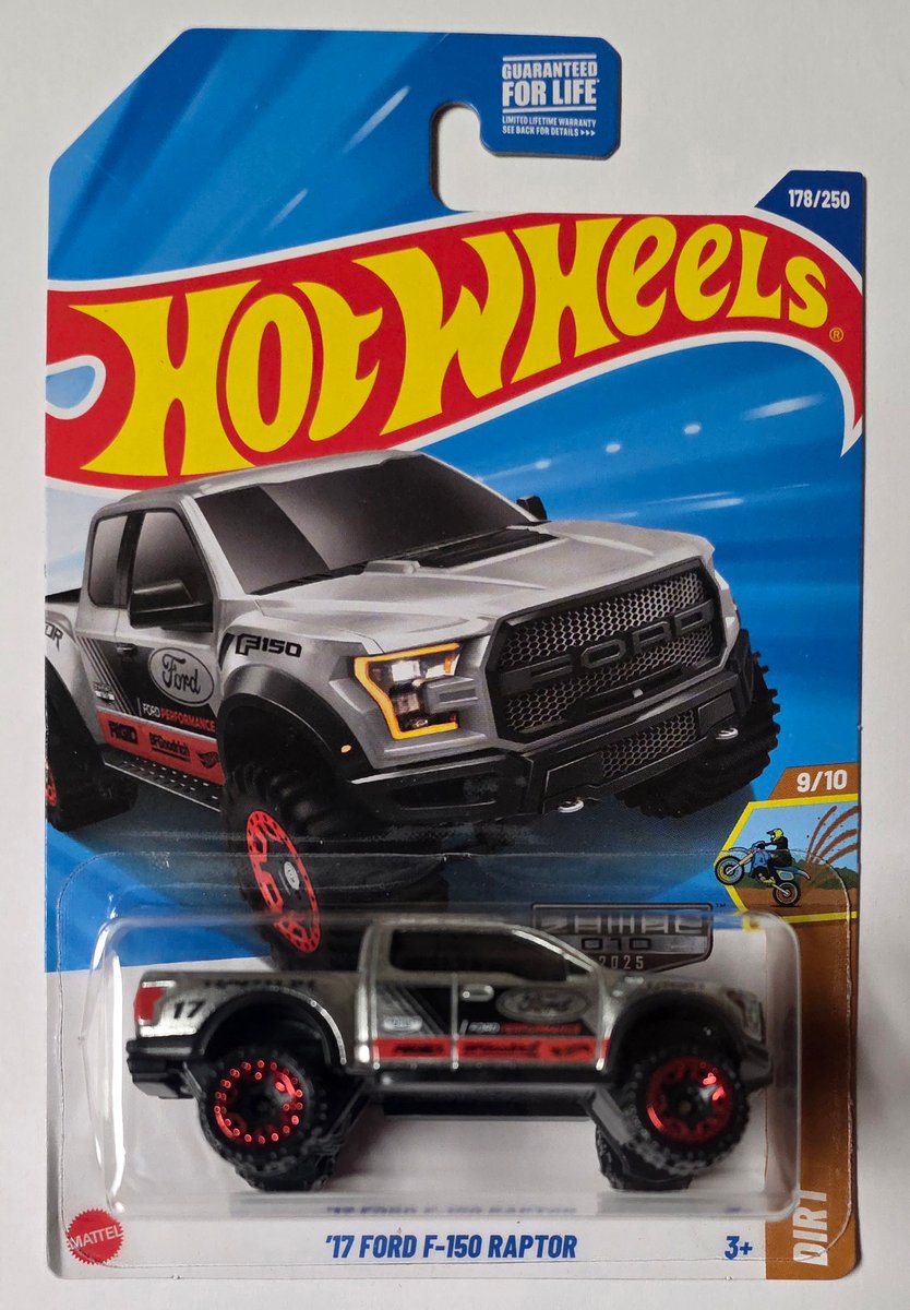2025 Hot Wheels '17 Ford F-150 Raptor (Zamac)
