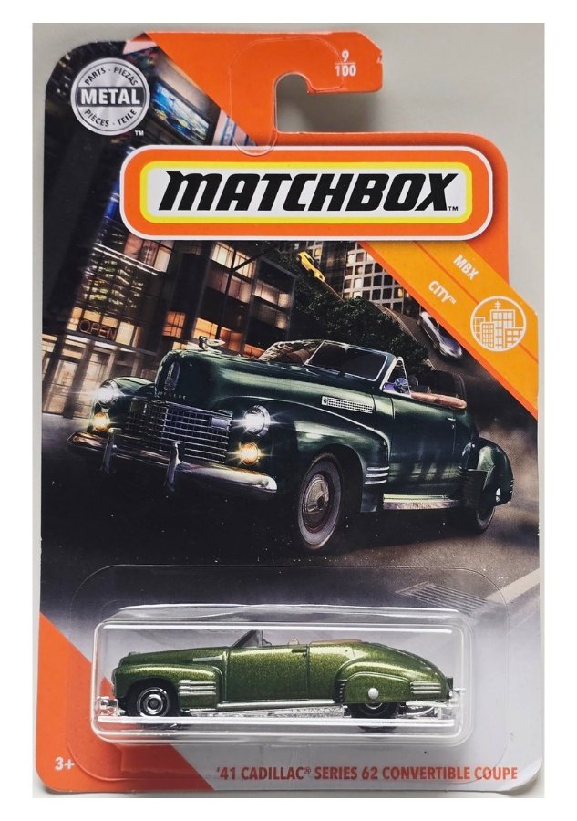 2020 Matchbox '41 Cadillac Series 62 Convertible Coupe (First Edition)
