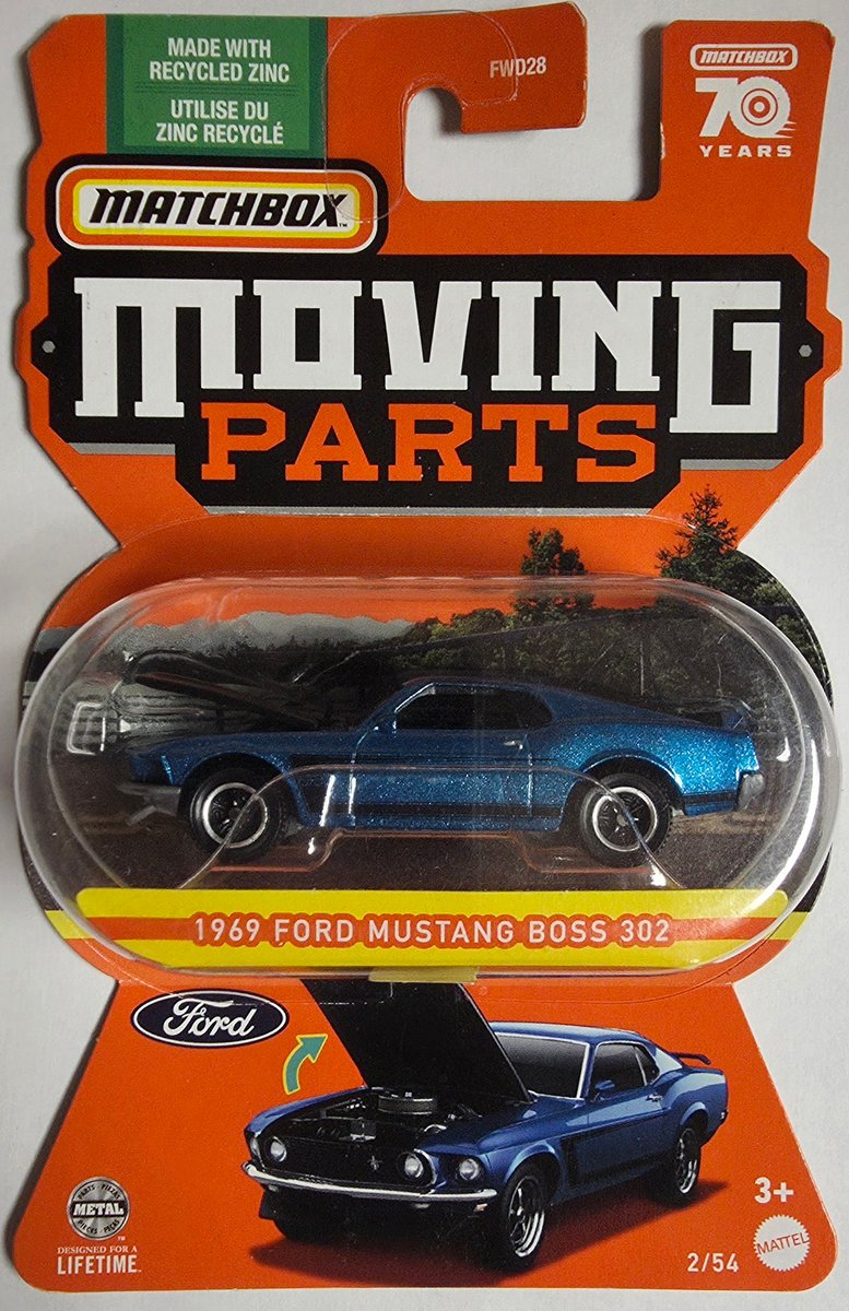 2023 Matchbox 1969 Ford Mustang Boss 302 (First Edition)