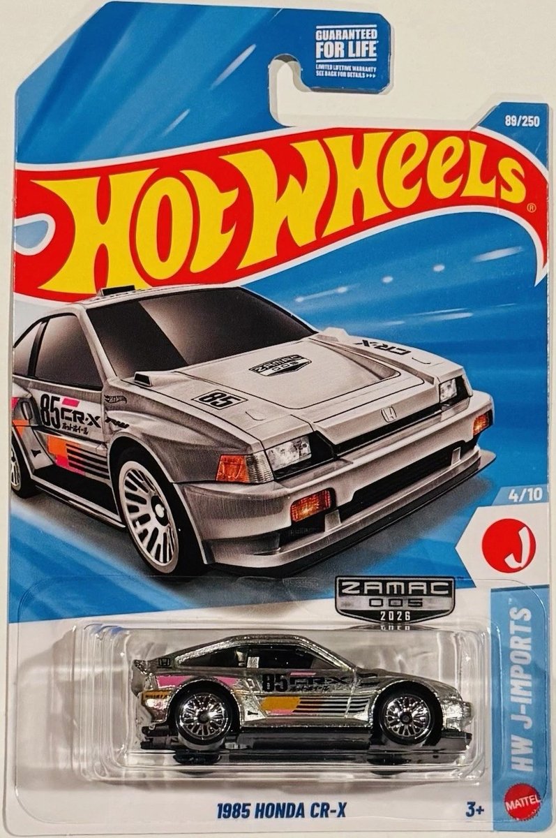 2026 Hot Wheels 1985 Honda CR-X