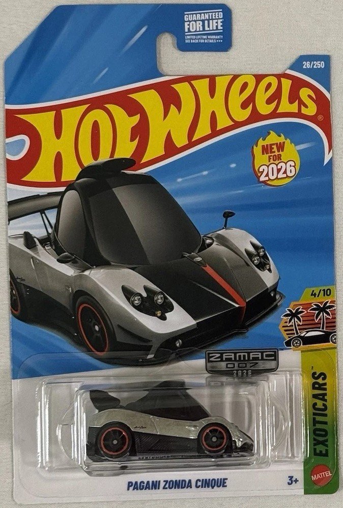 2026 Hot Wheels Pagani Zonda Cinque (Zamac)
