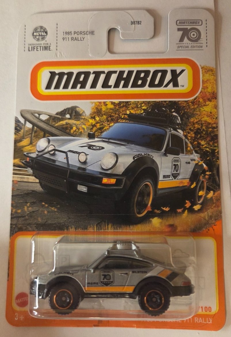 2023 Matchbox 1985 Porsche 911 Rally